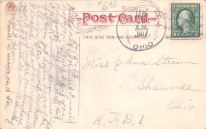 J35/ Zanesville Ohio Postcard c1910 Main Street 2nd Munson's Store 245