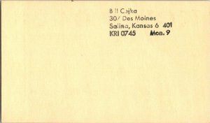 QSL Radio Card From Raytown MO MIssouri KCW 0423 