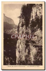 Old Postcard Route Chartreuse Alps Gorges du Frou