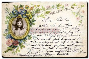 Old Postcard Child Photography