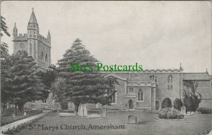 Buckinghamshire Postcard - St Mary's Church, Amersham   RS26455