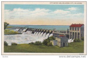 Scenic view,  City Water Dam,  Oklahoma City,  Oklahoma,  PU_1940