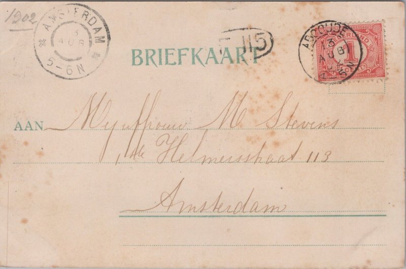 Netherlands Abcoude Uitspanning Vink Vintage Postcard C266