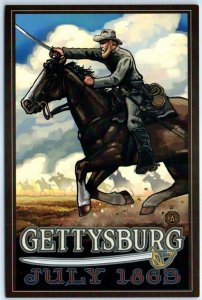 Gettysburg Cavalry Charge, A Gettysburg July 1863 - Gettysburg, Pennsylvania