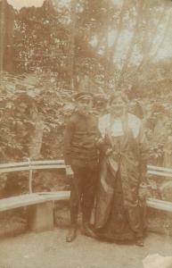 Early 1900s Couple Romantic REAL PHOTO 02.71