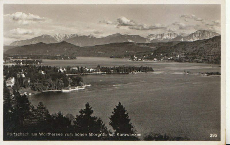 Austria Postcard - Portschach Am Worthersee Vom Hohen Gloriette Mit - Ref TZ7646