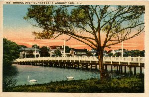 NJ - Asbury Park. Sunset Lake Bridge