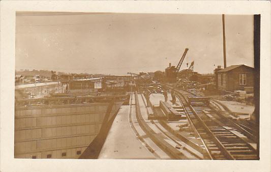 Panama One Of The Locks Under Construction Panama Canal Real Photo