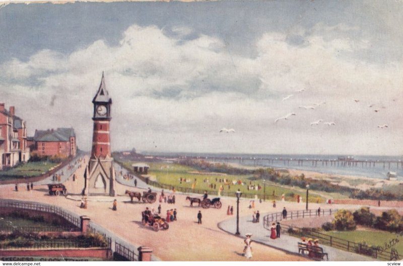 SKEGNESS , Lincolnshire , England , UK , 1900-10s ; Clock Tower ; TUCK 7412