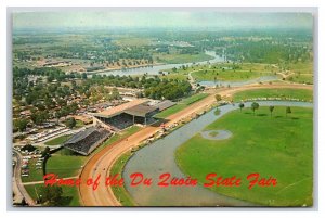 Aerial View Du Quoin State Fair Grounds Du Quoin Illinois IL Chrome Postcard H19