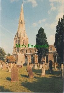 Northamptonshire Postcard - Raunds, St Peter's Church  RR19924