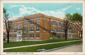 Junior College Jefferson City MO Postcard PC267