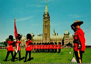 Canada Ottawa Royal Canadian Mounted Police Changing Of The Guard