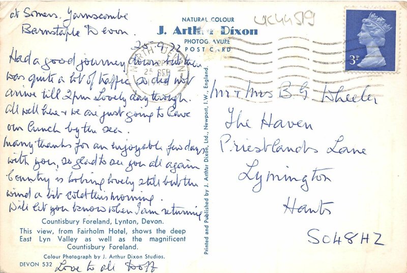 uk44519 contisbury foreland lynton devon uk