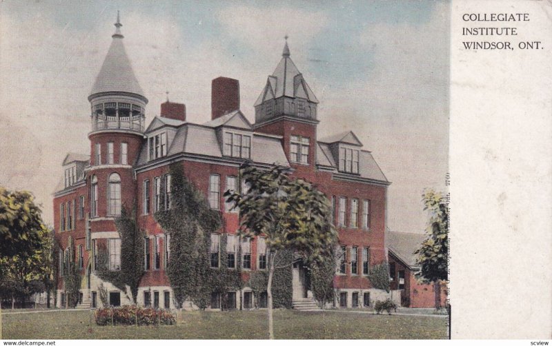 WINDSOR, Ontario, Canada, PU-1906; Collegiate Institute
