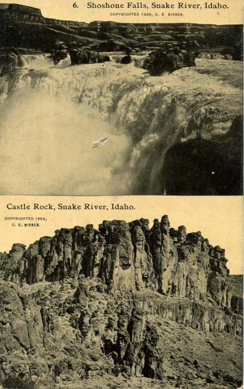 Ezra Meeker - Idaho: Shoshone Falls, Castle Rock, Snake River