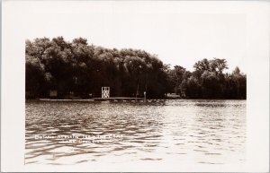 Lake Couchiching Ontario Athletic Training Camp ON Unused RPPC Postcard E77