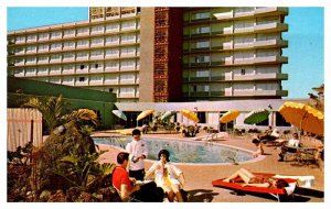 Postcard HOTEL SCENE Houston Texas TX AQ2985