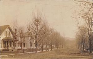 E90/ St Marys West Virginia RPPC Postcard 1910 Residence Street Homes