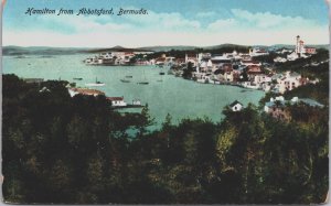 Bermuda Hamilton From Abbotsford Vintage Postcard C133