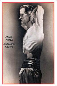 Anato Hayes the Anatomical Wonder Sideshow Act Postcard