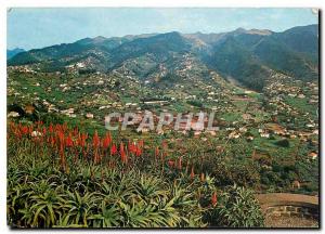 Postcard Modern Ilha Madeira Portugal Vista Pico of Barcelos