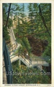 Stairway to Point Lookout - Watkins Glen, New York