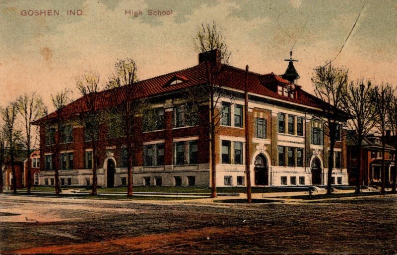 High School Goshen Indiana 1908