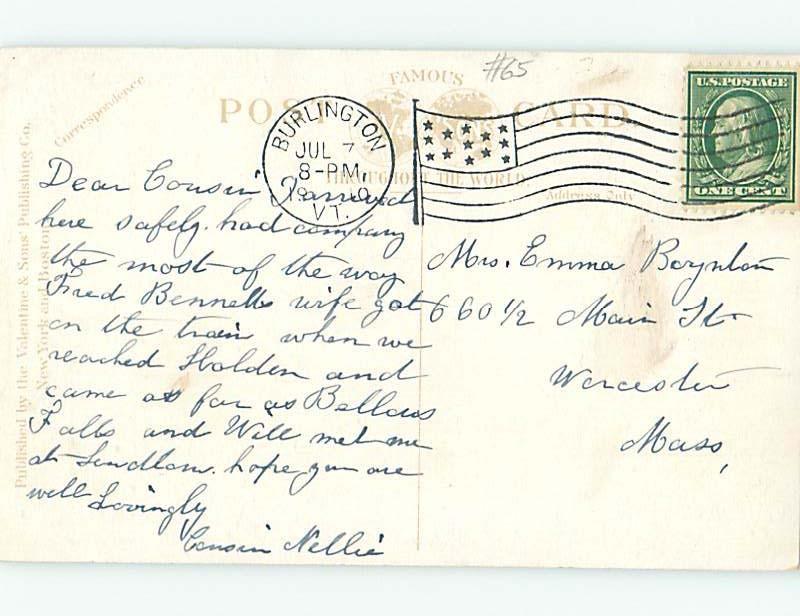 Divided-Back PARK SCENE Burlington Vermont VT hk8040