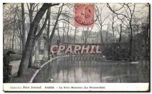 Old Postcard Diary Paris Parc Monceau