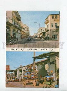 435636 PALESTINE GAZA souvenir market Old postcard