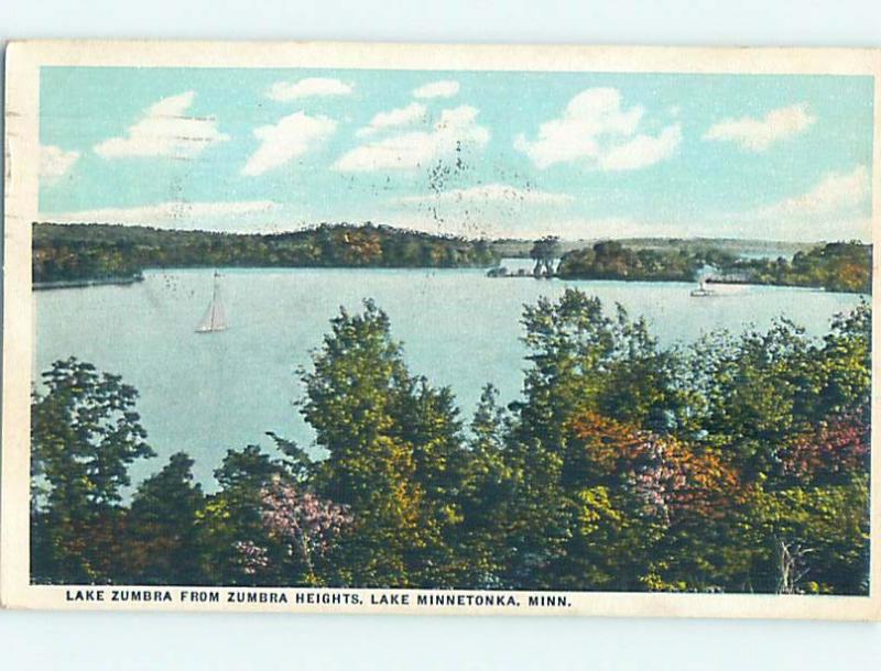 W-Border LAKE MINNETONKA Tonka Bay Near Minneapolis Minnesota MN HM8570