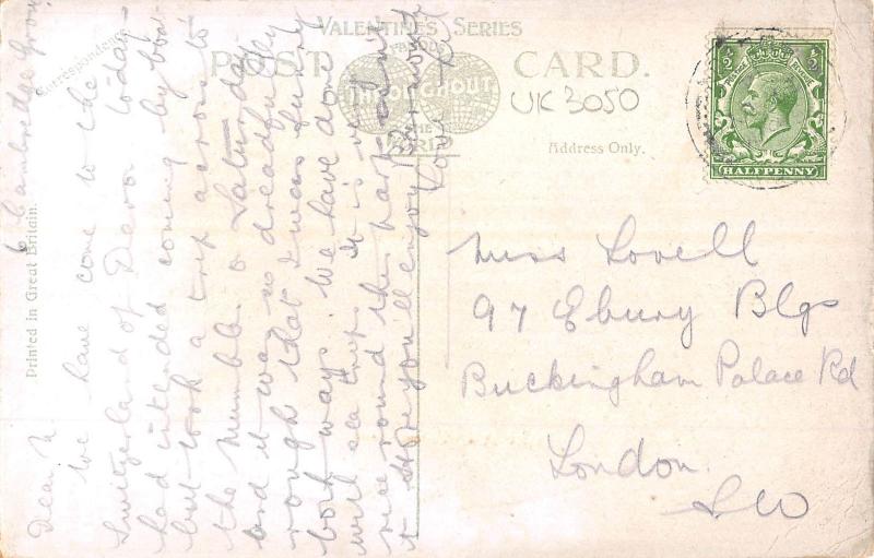 uk3050 lower falls glen lyn devon real photo uk