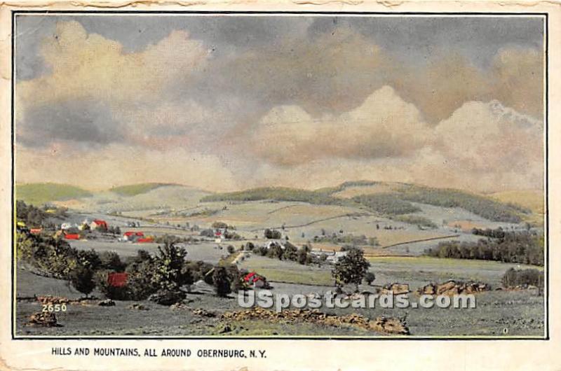 Hills and Mountains Obernburg NY 1916