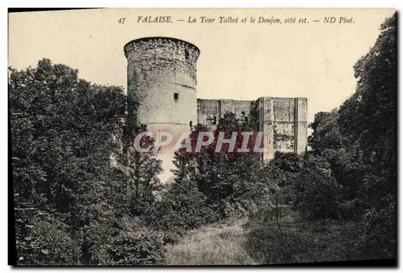 Old Postcard Cliff Talbot Tower and Dungeon East Coast