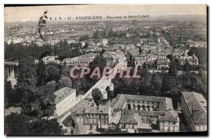 Old Postcard Panorama Angouleme Saint Cybard