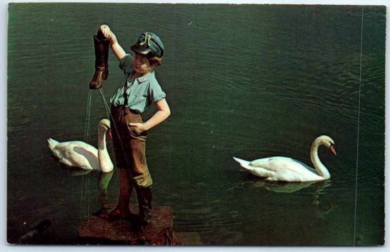 Postcard - The Boy with the Leaking Boot, Hershey, Pennsylvania, USA