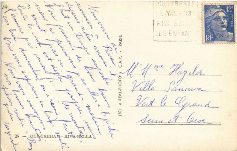 CPA OUISTREHAM RIVA-BELLA - Scenes (1229834)