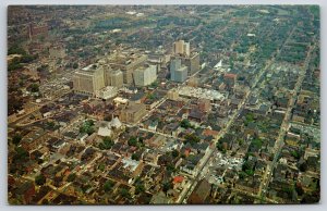 Wilmington Delaware~Air View Section of City~Vintage Postcard