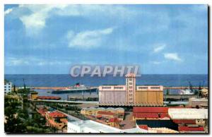 Algeria Oran Old Postcard Harbor View