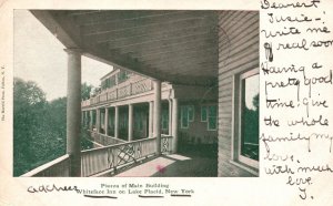 Vintage Postcard 1907 Piazza Of Main Building Whiteface Inn Lake Placid New York