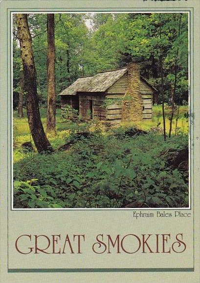 Tennessee Smoky Mountain Ephraim Bales Place Great Smokies 1984