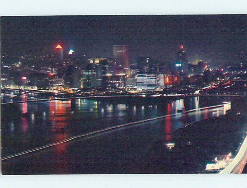 Unused Pre-1980 PANORAMIC VIEW Pittsburgh Pennsylvania PA hp3789