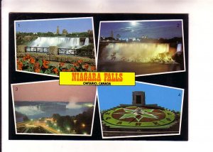 Falls and Clock, Niagara Falls, Ontario,