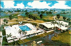Aerial View Port Malabar Melbourne FL on US 1 Vintage Postcard F08