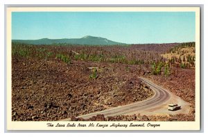 Lava Beds McKenzie Highway Summit Oregon Postcard