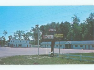Pre-1980 TEXACO GAS STATION AT MOTEL Barrie Ontario ON AF6213@