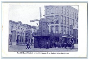 c1910 The Old Windmill at Franklin Square NY Hudson-Fulton Celebration Postcard