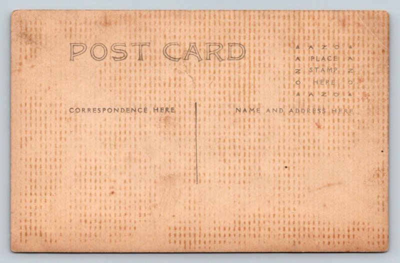 RPPC  Butchers  Rabbits in Barrel  Warehouse Store Front  c1910  Postcard