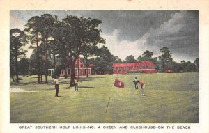 Gulfport Mississippi Great Southern Golf Links and Clubhouse Postcard AA43871